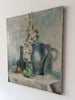 Vintage Belgian Still Life Oil On Canvas Painting