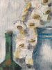 Vintage Belgian Still Life Oil On Canvas Painting