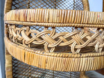 Load image into Gallery viewer, Vintage French Ornate Wicker Shelf
