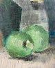 Vintage Belgian Still Life Oil On Canvas Painting