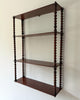 Antique Four Tier Bobbin Wall Shelf