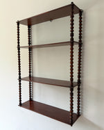 Load image into Gallery viewer, Antique Four Tier Bobbin Wall Shelf
