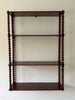 Antique Four Tier Bobbin Wall Shelf