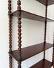 Antique Four Tier Bobbin Wall Shelf