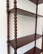 Load image into Gallery viewer, Antique Four Tier Bobbin Wall Shelf
