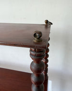 Load image into Gallery viewer, Antique Four Tier Bobbin Wall Shelf

