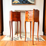 Load image into Gallery viewer, A Pair Of Vintage French Miniature Bedside Tables
