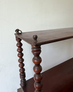 Load image into Gallery viewer, Antique Four Tier Bobbin Wall Shelf
