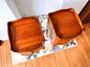 A Pair Of Vintage French Miniature Bedside Tables