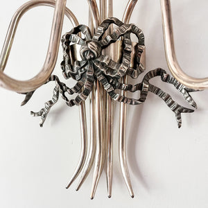 Large Vintage Metal Light Sconce
