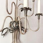 Load image into Gallery viewer, Large Vintage Metal Light Sconce
