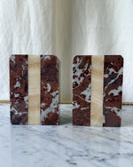 Load image into Gallery viewer, A Pair Of Vintage Marble Bookends
