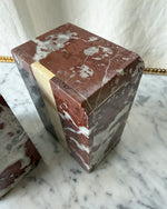 Load image into Gallery viewer, A Pair Of Vintage Marble Bookends

