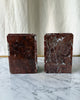 A Pair Of Vintage Marble Bookends