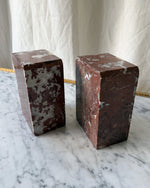 Load image into Gallery viewer, A Pair Of Vintage Marble Bookends
