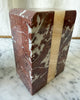 A Pair Of Vintage Marble Bookends