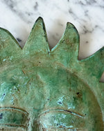 Load image into Gallery viewer, Vintage Verdigris Green Sun Ornament
