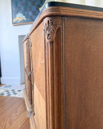 Load image into Gallery viewer, A Pair Of Continental Art Deco Bedside Cabinets With Marble Tops
