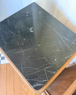 Load image into Gallery viewer, A Pair Of Continental Art Deco Bedside Cabinets With Marble Tops
