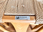 Load image into Gallery viewer, Set Of Four Annig Sarian For Tisettanta Thalia Bentwood And Pale Rush Dining Chairs
