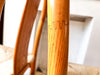 Set Of Four Annig Sarian For Tisettanta Thalia Bentwood And Pale Rush Dining Chairs