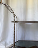 Vintage Silvered Brass Faux Bamboo Drinks Trolley Attributed To Maison Bagues