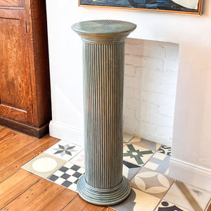 Vintage Continental Pencil Reed Pedestal