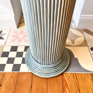 Vintage Continental Pencil Reed Pedestal