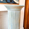 Vintage Continental Pencil Reed Pedestal