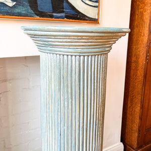 Vintage Continental Pencil Reed Pedestal