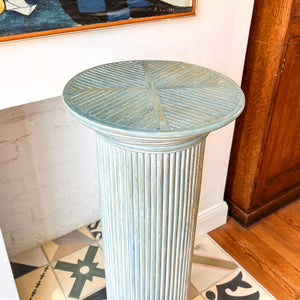 Vintage Continental Pencil Reed Pedestal