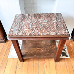 Load image into Gallery viewer, Vintage Continental Marble Side Table
