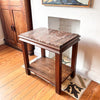 Vintage Continental Marble Side Table