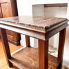 Vintage Continental Marble Side Table