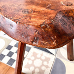 Load image into Gallery viewer, French Vintage Rustic Tripod Stool
