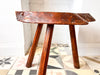 French Vintage Rustic Tripod Stool