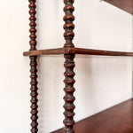 Load image into Gallery viewer, Antique Four Tier Bobbin Wall Shelf
