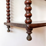 Load image into Gallery viewer, Antique Four Tier Bobbin Wall Shelf
