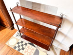 Load image into Gallery viewer, Antique Four Tier Bobbin Wall Shelf
