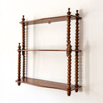 Load image into Gallery viewer, French Antique Bobbin Wall Shelf

