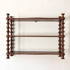 French Vintage Shelf With Spindle Supports