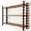 French Vintage Shelf With Spindle Supports
