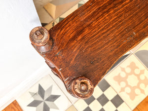 French Vintage Shelf With Spindle Supports