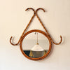 Vintage Bamboo Wall Mirror