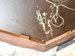 Load image into Gallery viewer, Antique French Circular Venetian Mirror With Etched Floral Design And Scalloped Edges
