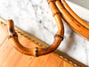 Vintage Bamboo Wall Mirror