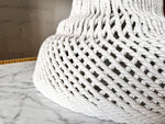 Load image into Gallery viewer, Vintage Italian Ceramic Woven Pendant Light
