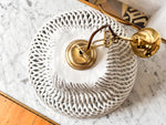 Load image into Gallery viewer, Vintage Italian Ceramic Woven Pendant Light
