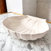 French Vintage Ceramic Shell Wall Pocket / Dish