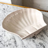 French Vintage Ceramic Shell Wall Pocket / Dish